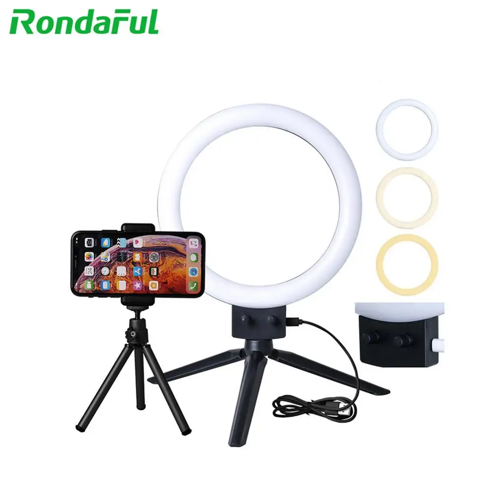 Бесконечное затемнение двойной цветовой температуры Светодиодная кольцевая