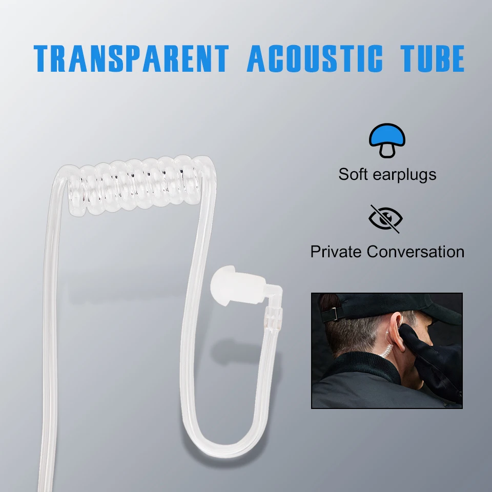 Retevis 2Pin PTT MIC наушники Акустическая трубка гарнитура для Motorola PRO1150 P040 CT150 HYT TC 500 Walkie