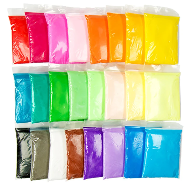 36 Цвета пушистый поставки слаймов игрушки Шпатлёвки мягкая глина светильник