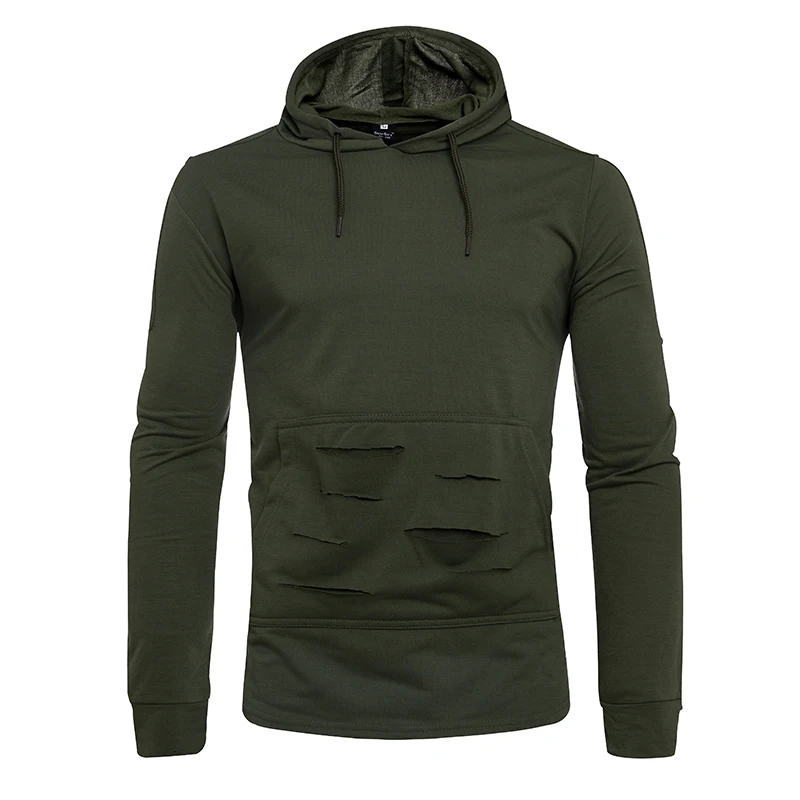 

Новая мужская весенняя и осенняя толстовка, однотонная индивидуальная толстовка с длинными рукавами