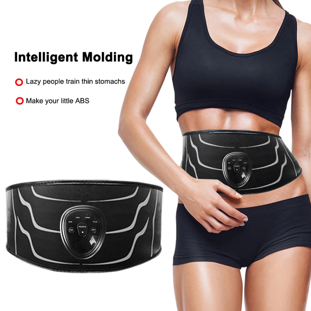 

EMS Electric Abdominal Body Slimming Belt Waist Band Smart Abdomen Muscle Stimulator Abs Abdominal Massage Instrument