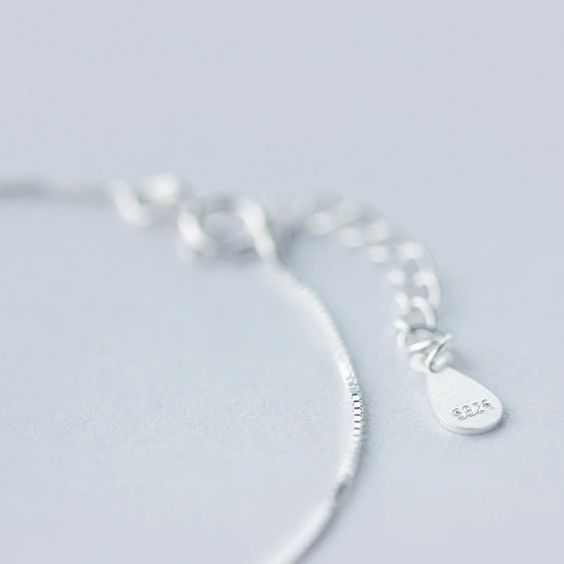 Colusiwei круглый серебряный браслет из бисера для ног 925 ножные браслеты