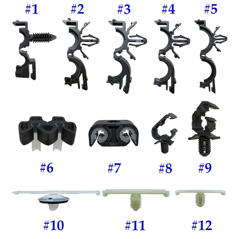 10/20 шт. автомобильный зажим для водопроводной трубы зажимы прокладки проводов Ford