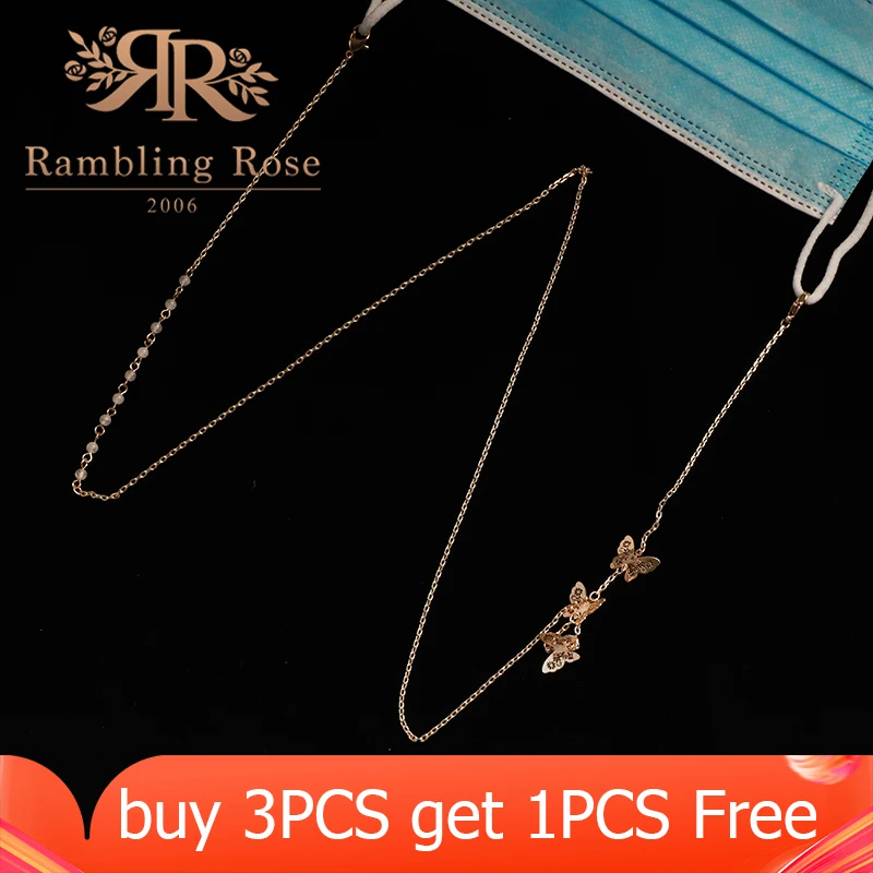 

Бабочка маска Цепочка-держатель для женщин очки цепи солнцезащитные очки, очки для чтения, ремешки шнуры цепи маска ремень, модное ювелирно...