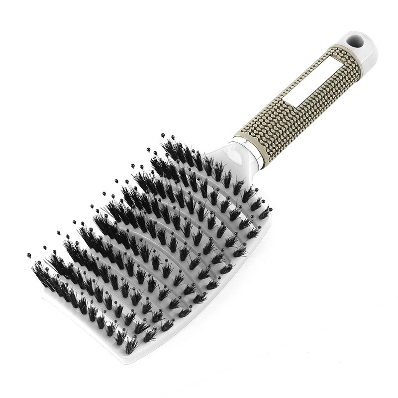 Щетка для волос Brushy Anti Klit Haarborstel Женская щетка салона распутывания мокрая щетина