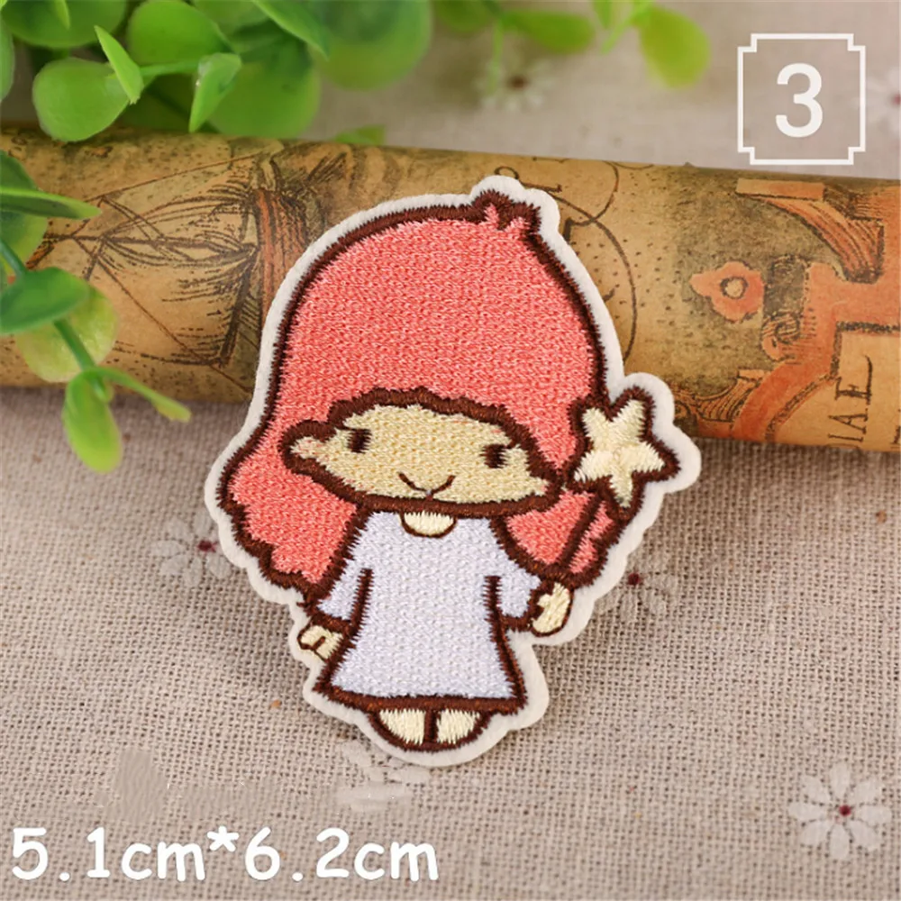 Maxsin 10 шт./лот Милая мультяшная наклейка злодея кукла глажка украшение нашивка