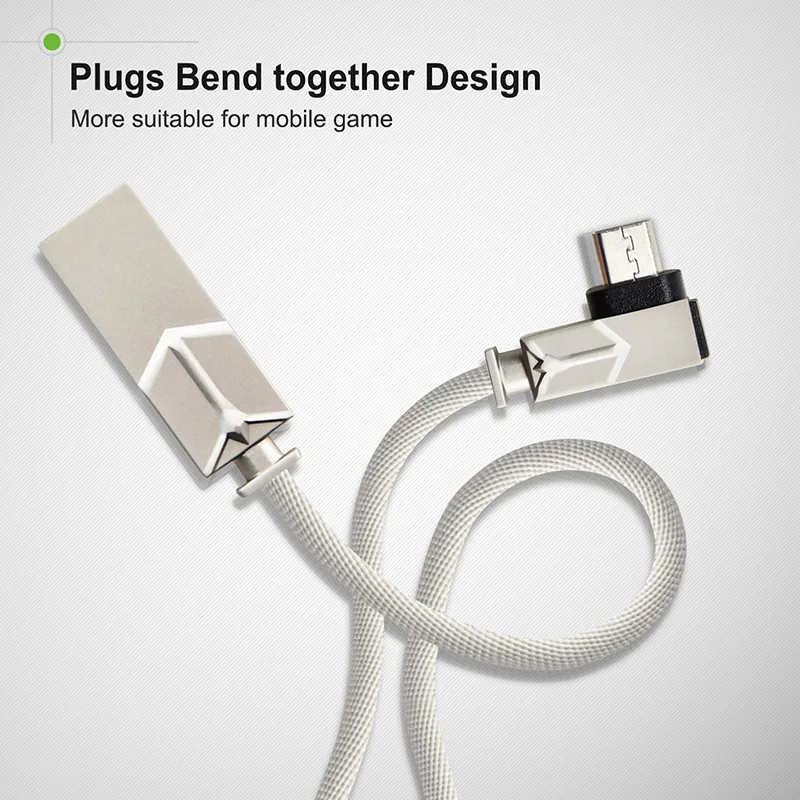 Кабель Micro USB кабель с прямым углом для samsung Xiaomi Android USB кабель 2A Быстрая зарядка Шнур Micro usb зарядное устройство N153