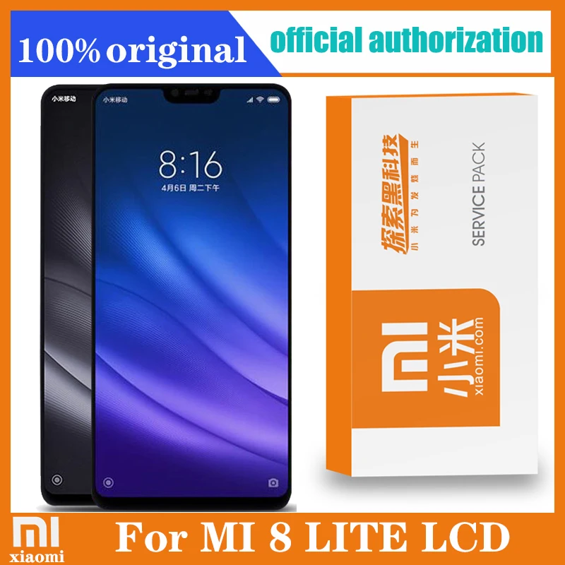 Дисплей с тачскрином для Xiaomi Mi 8 Lite 6 26 '' рамкой/без рамки|Экраны мобильных