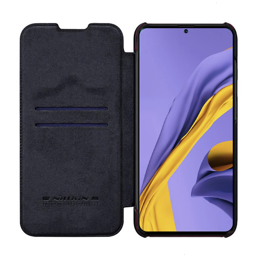 For Samsung Galaxy A51 5G phone case Nillkin Кожаный чехол-книжка для A51Luxury Wallet Cover | Мобильные