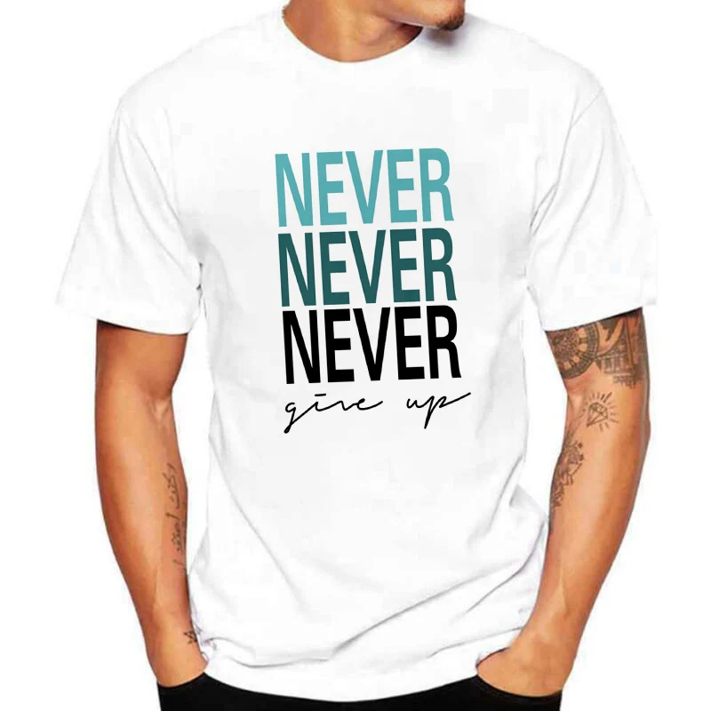 Футболка мужская с круглым вырезом тенниска надписью модная майка в стиле