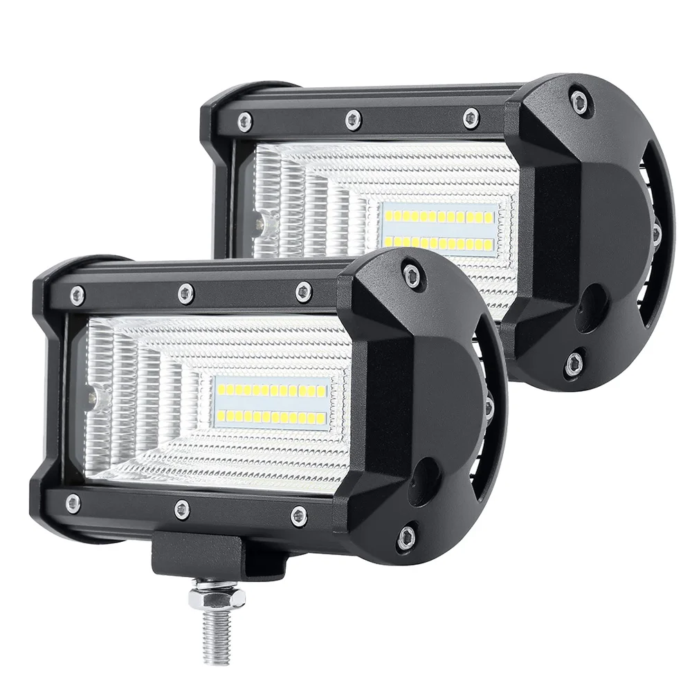 5 &quotСветодиодная панель 12v 24v для вождения Рабочий фонарь точечный прожектор