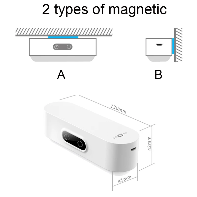 Ночсветильник с инфракрасным датчиком движения и сенсорным выключателем лампа