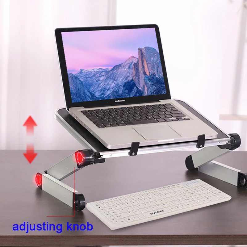 

Laptop Stand Foldable Adjustable Notebook Stand Alloy Laptop Desk Computer Table Stand Tray Notebook PC Folding Desk r30