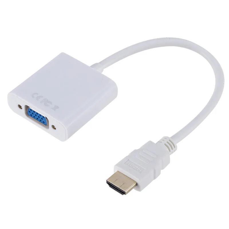 HDMI Male To VGA Female Converter to Cable Digital Analog HD 1080P For PC Laptop Tablet TO Adapter | Электроника