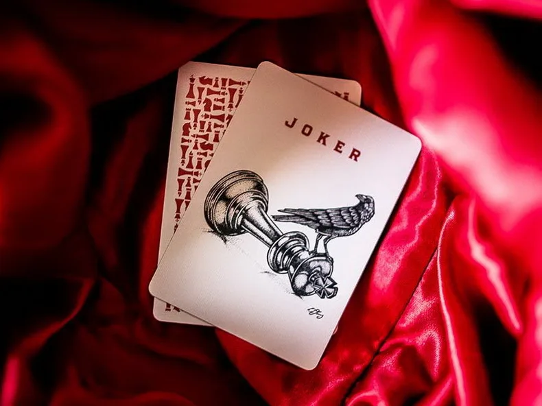 Ellusionist красные Рыцари игральные карты Размер колоды покера Даниэль Мэдисон