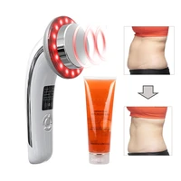 6 in 1 ultrasound cavitation body slimming massager with gel anti cellulite fat burner infrared ems beauty tool