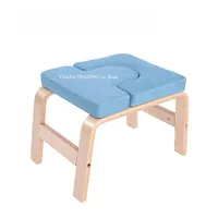 Yoga Headstand Bench, Solid Birch Wood Stand Yoga Inversion Chair for Family or Gym, Relieve Fatigue and Shape The Body