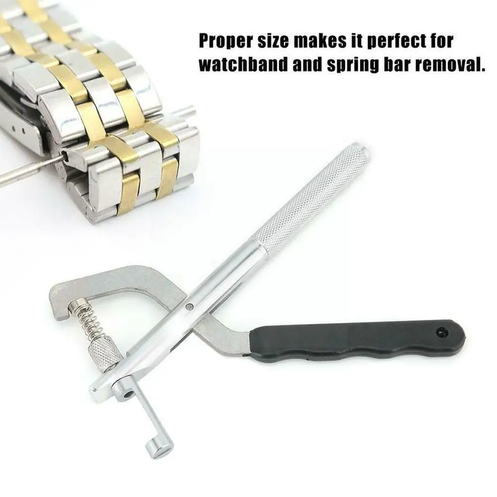 

Портативный ручной инструмент для удаления штифтов ремешка часов Ремешок Регулировка штифта плоскогубцы инструменты перфоратор ремонт зв...