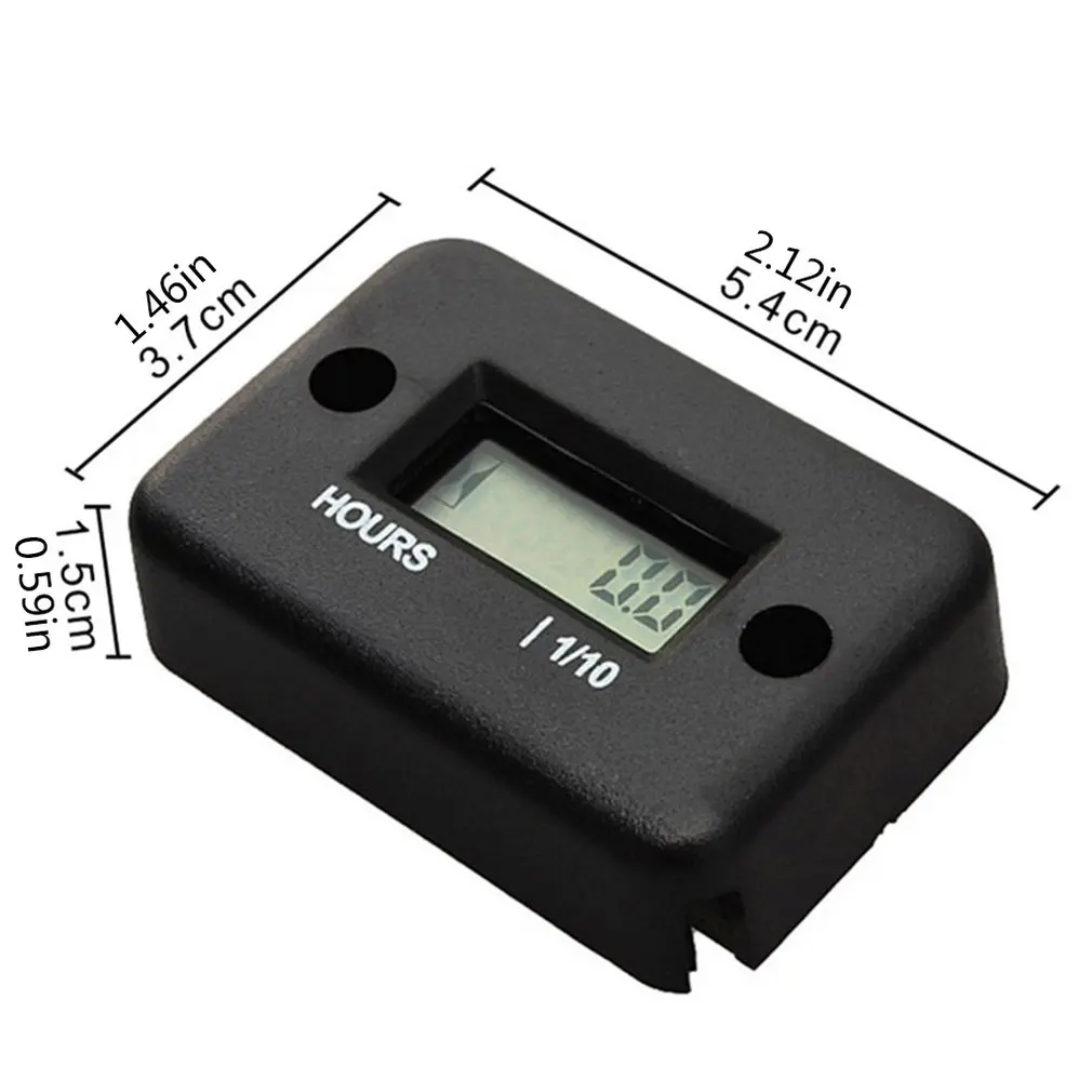 

High Performance Car Digital Engine Tach Tachometer Hour Meter Inductive For Motorcycle Car Motor Stroke Engine