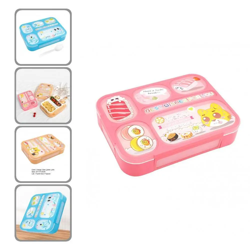 

Моющийся модный дорожный пластиковый органайзер Bento для походов, не выцветает для пикника