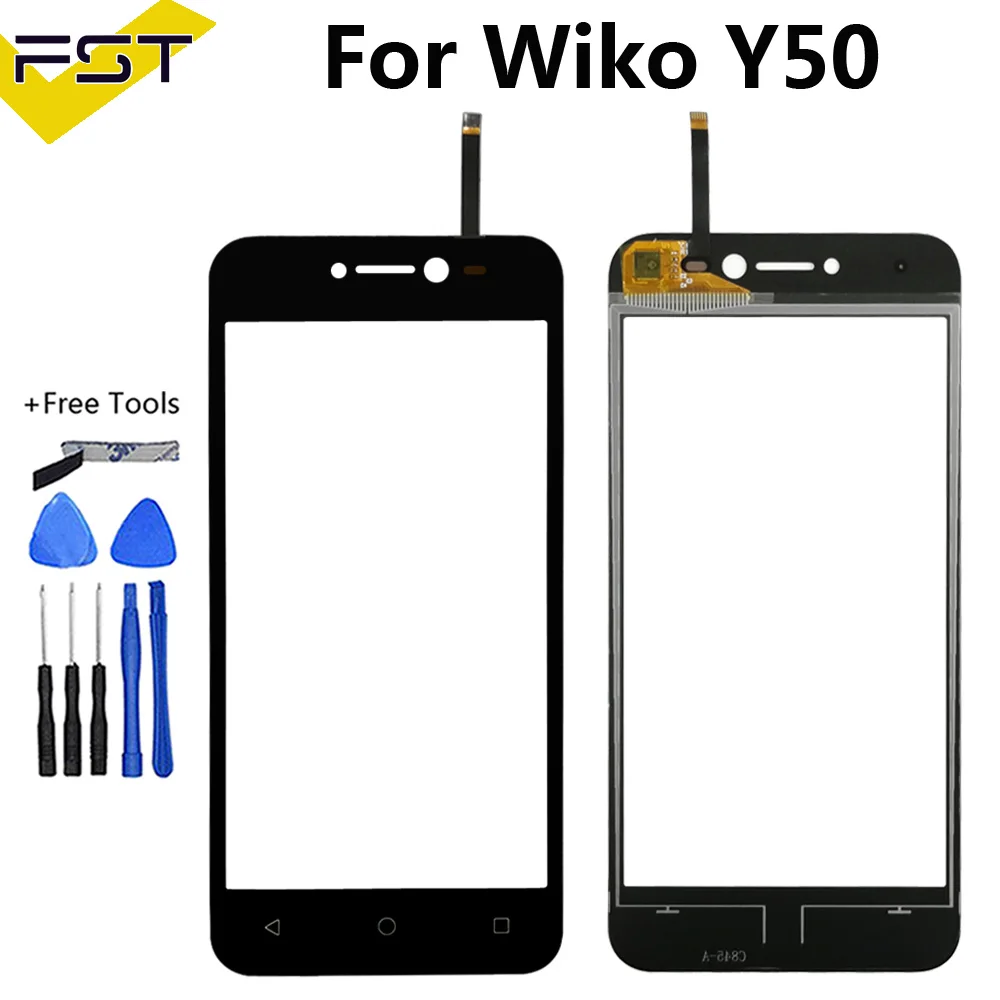Сенсорная панель 5 0 дюйма для Wiko Y50 сенсорный экран дигитайзер сенсор замена