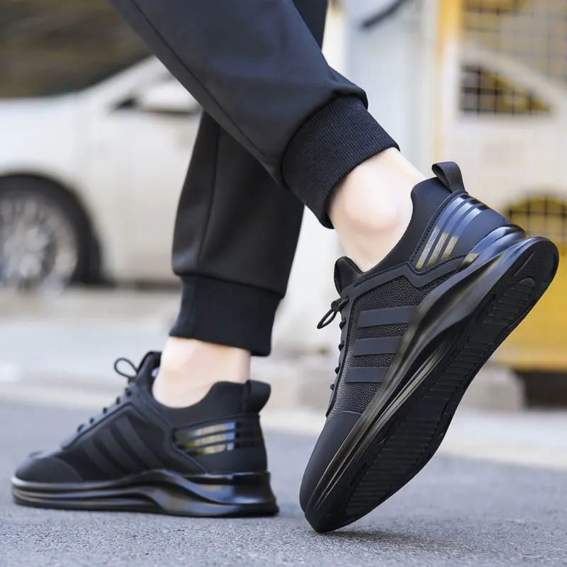 

Summer New All-Match Men's Casual Shoes Lace-Up Mesh Lightweight Comfortable Non-Slip Breathable Walking Sneakers