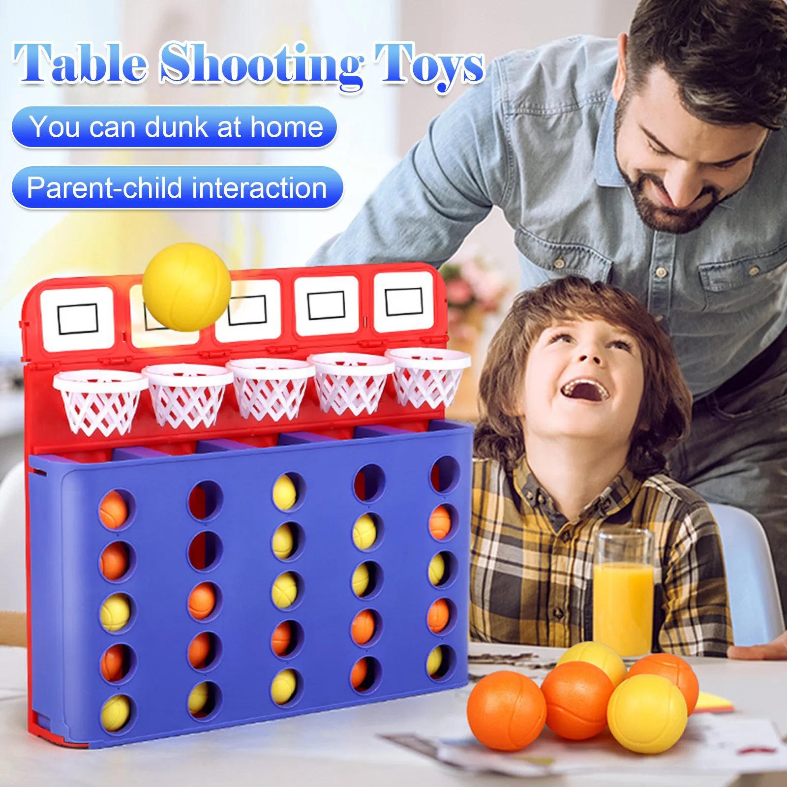 Basketball Shooting Game Desktop Table Basketball Games Classic Arcade Games Basketball Hoop Set Fun Sports Toy for Kids Adults