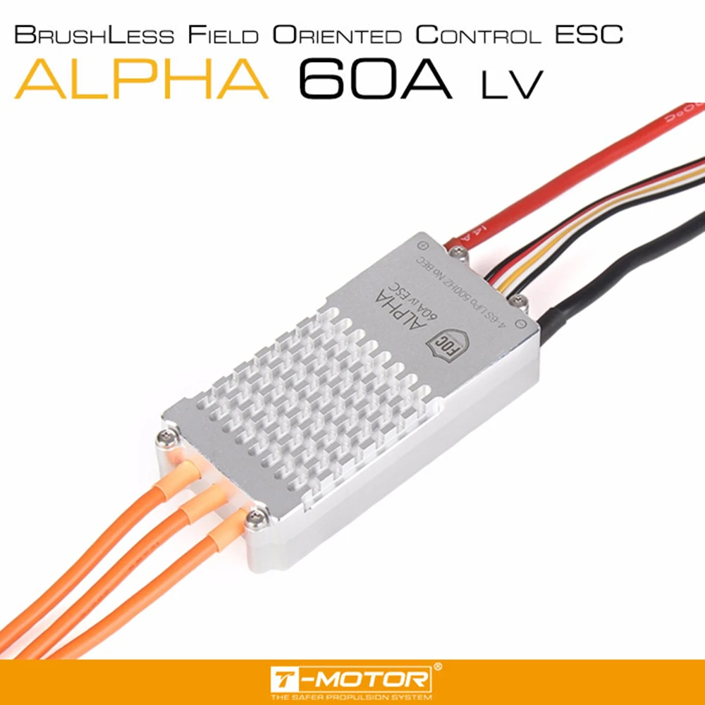 Оригинальный tмотор ALPHA 60ALV 4 ~ 6S LiPo 500 Гц без BEC FOC ESC специально для мультироторного