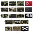 Инфракрасные Светоотражающие ИК-патчи, армейские военные тактические аппликации Чили, Чехия, Японии, Испании, Италии, Польши, Турции