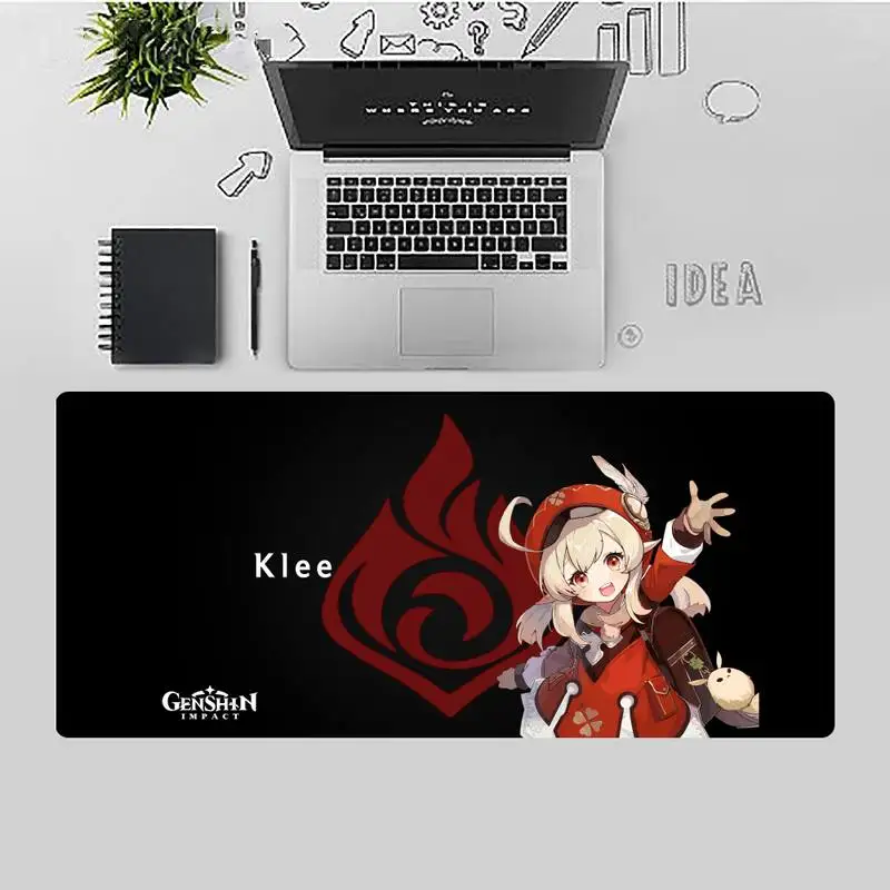 

Genshin Impact anime Silicone large Pad to Mouse Game Desk Table Protect Game Office Work Mouse Mat pad Non-slip Laptop Cushion