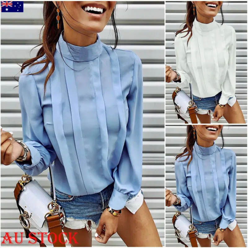 Модные женские шифоновые Ruffer свободные низкопосаженные повседневные Туника