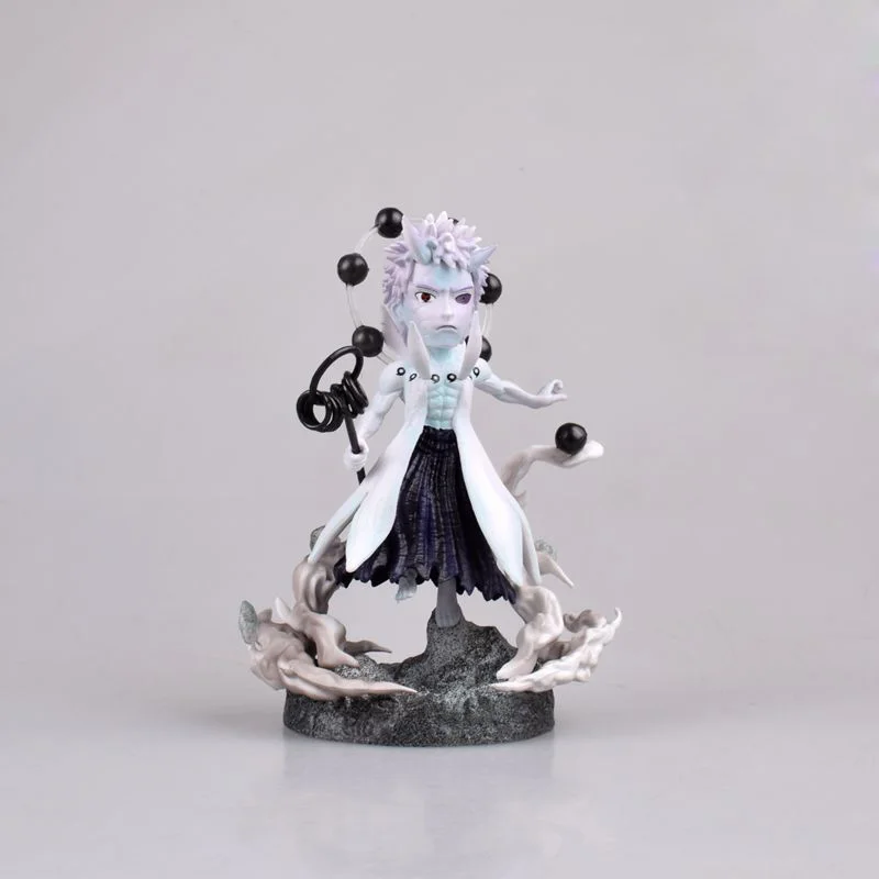 Uchiha Obito мини Экшн фигурка масштаб 1/10 разрисованная версия битвы ПВХ игрушка