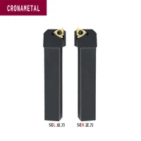 cronametal cnc lathe indexable sel2020k162525m16t threading turning tool holder external threading toolholders