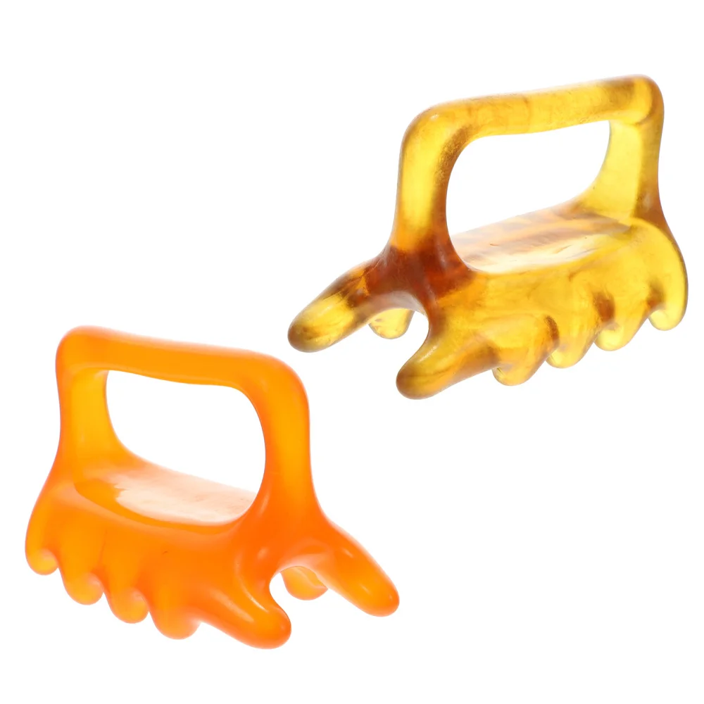 

1 Set 2Pcs Comfortable Beewax Back Tools Resin Neck Shoulder Massagers