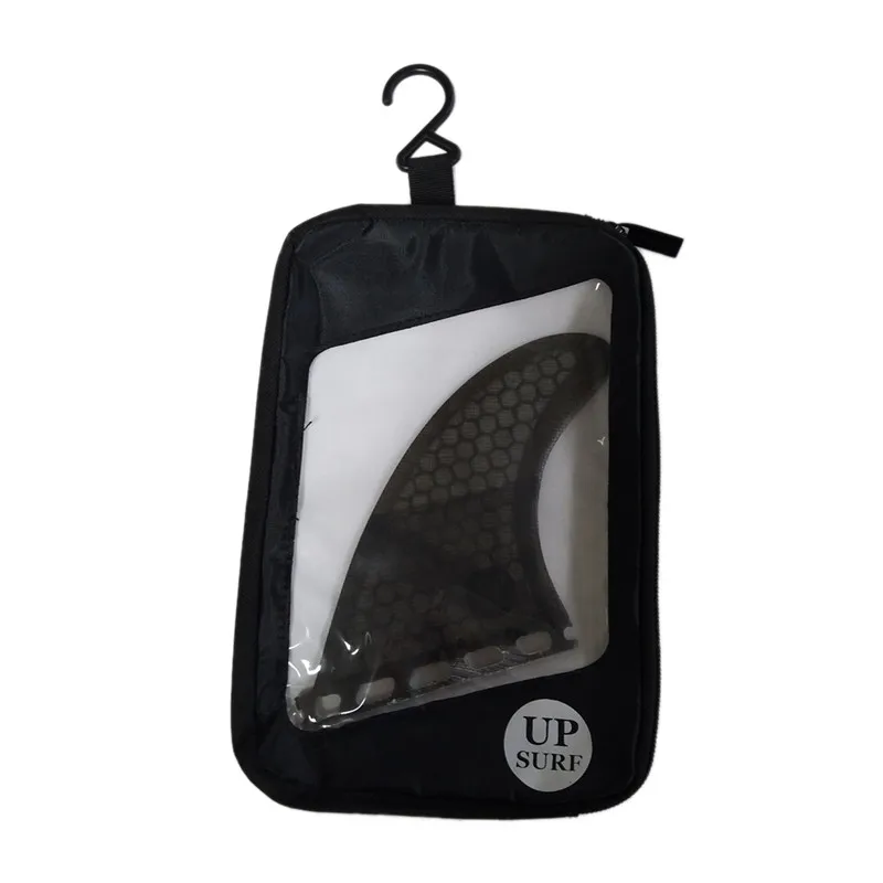 Серфинг с одной петлей черного цвета ith Стекловолоконный медовый плавник 3 шт три