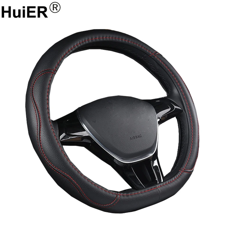 Чехол на руль автомобиля HuiER чехол для Citroen C3 XR C4 Sega C4L Elysee DS3 DS4 DS5 Audi TT RS7 RS5 S3 S5 SQ5 TTS