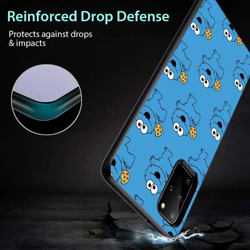 

Cute Cookie Cartoon for Samsung S20 FE Ultra Plus A91 A81 A71 A51 A41 A31 A21S A11 A72 A52 A42 A32 A12 A02S Phone Case