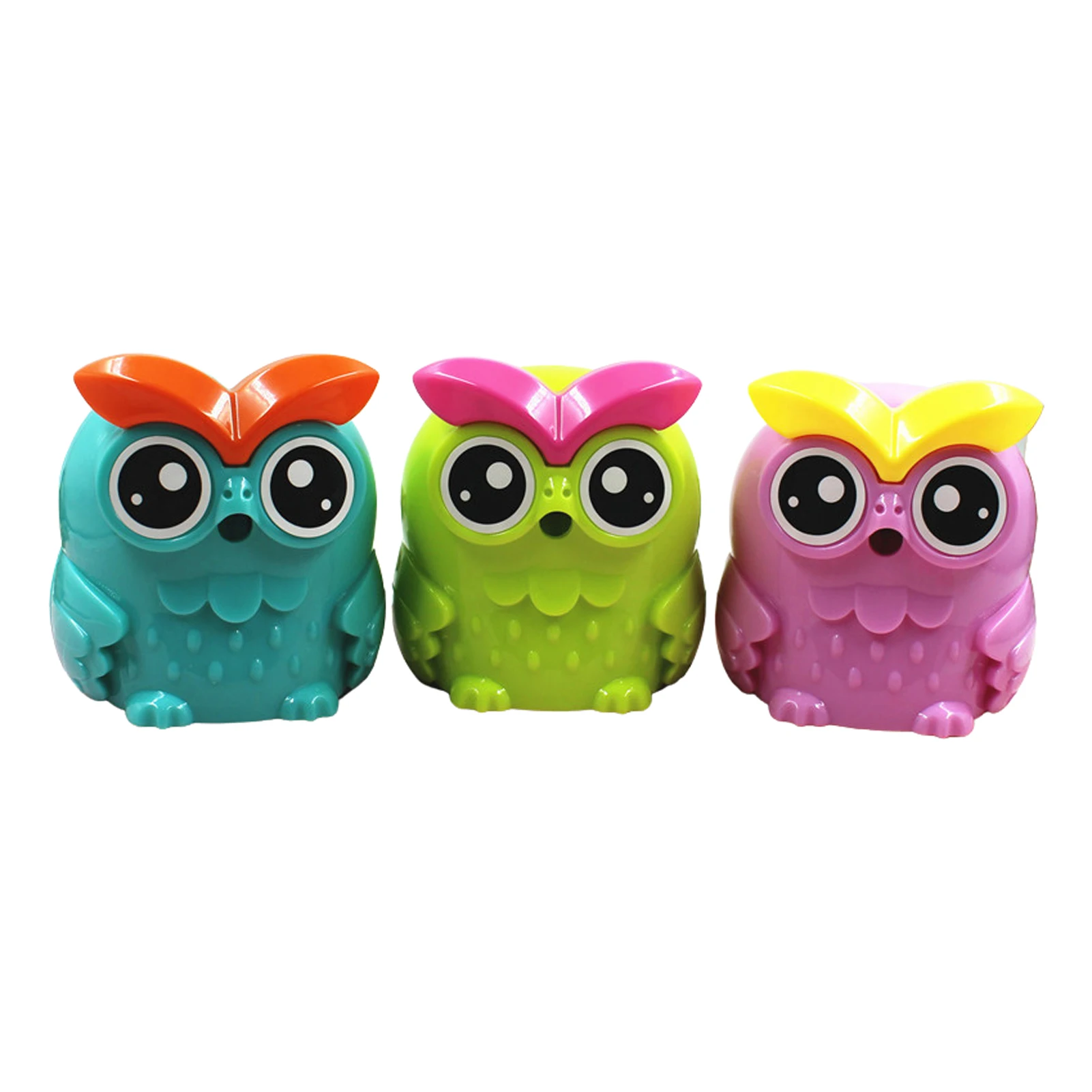 

Канцелярские товары, школьный класс, портативный, милый, случайный цвет, Сова, форма, Офисная стандартная, легкий, нескользящий