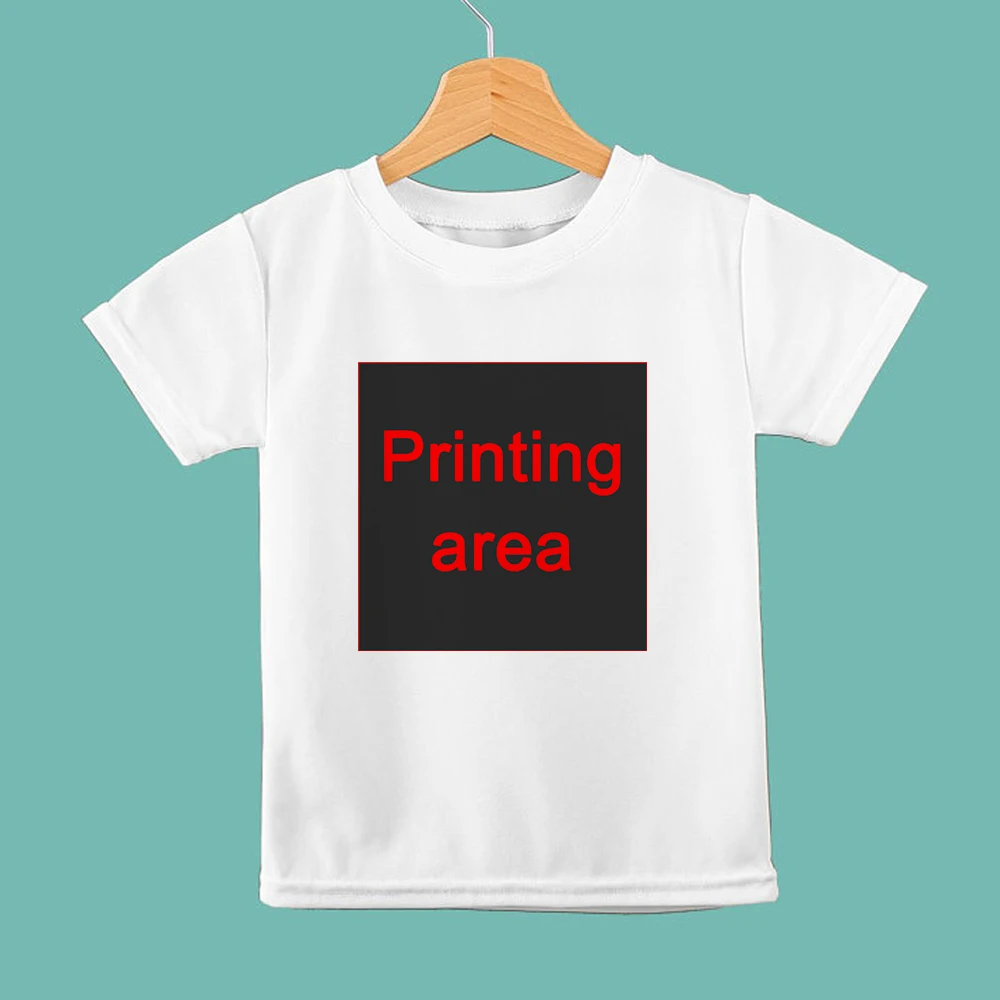 

Детская одежда DIY с именем или логотипом Детская летняя футболка с коротким рукавом Повседневная одежда удобный мягкий белый Топ Детские фу...