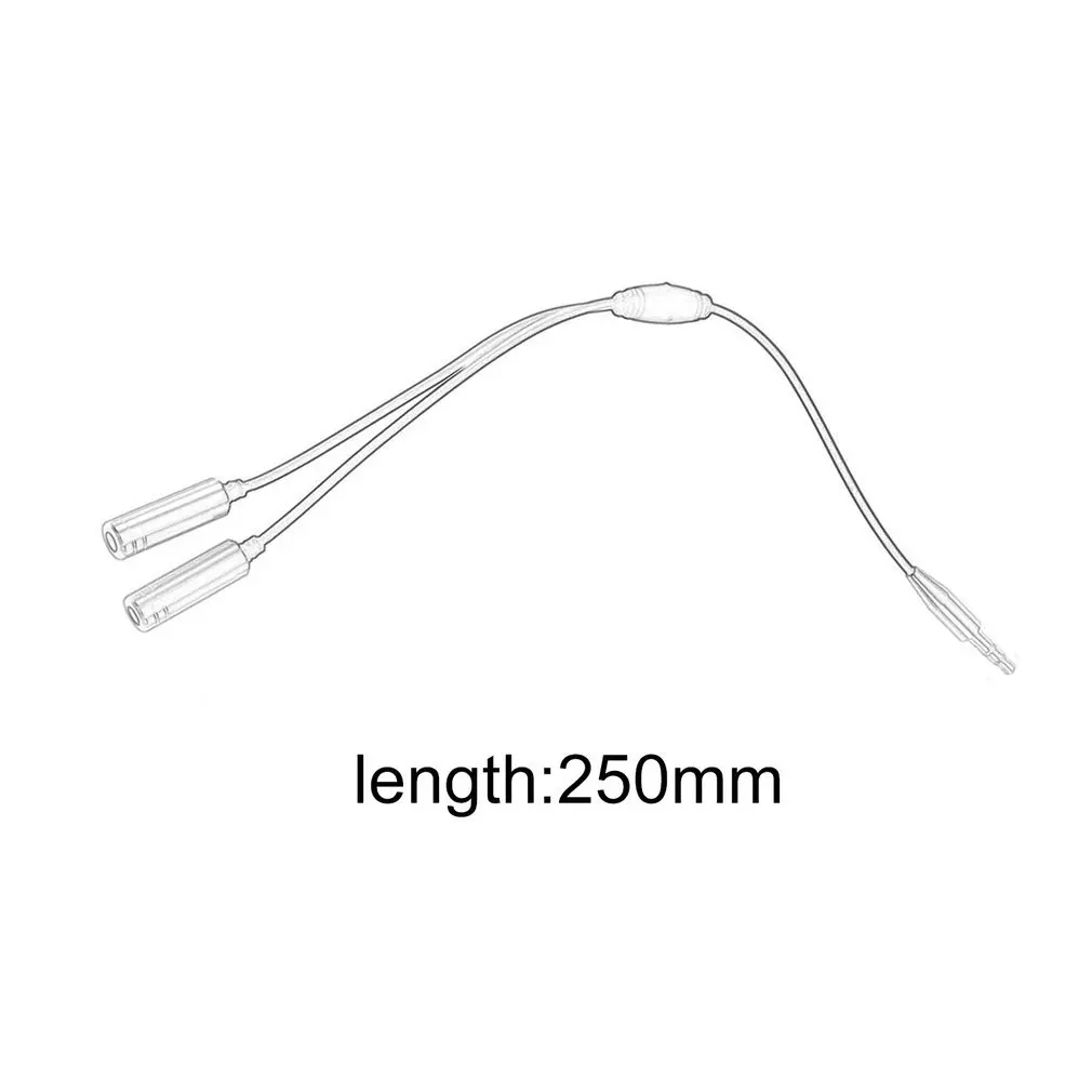 

Universal Earphone Headphone Audio Extension Cable Stereo Y Splitter Cable Adapter Line Male to 2 Female Wholesale