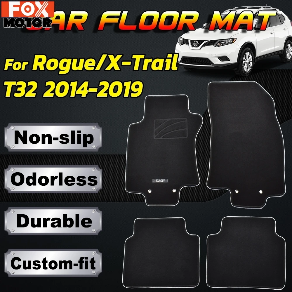 Для Nissan Rogue X Trail Xtrail T32 2014 2019 коврики для багажника коврик задний багажник ЛОТОК 2015