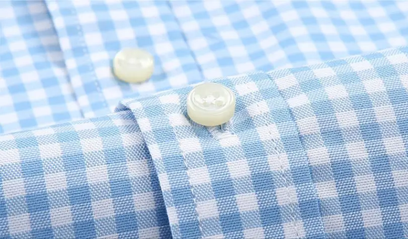 8XL Oversized Button Up Shirt Plaid 100% Cotton Mens Shirts Short Sleeve Casual Slim Fit Shirt Men Half-sleeved Korean Clothes