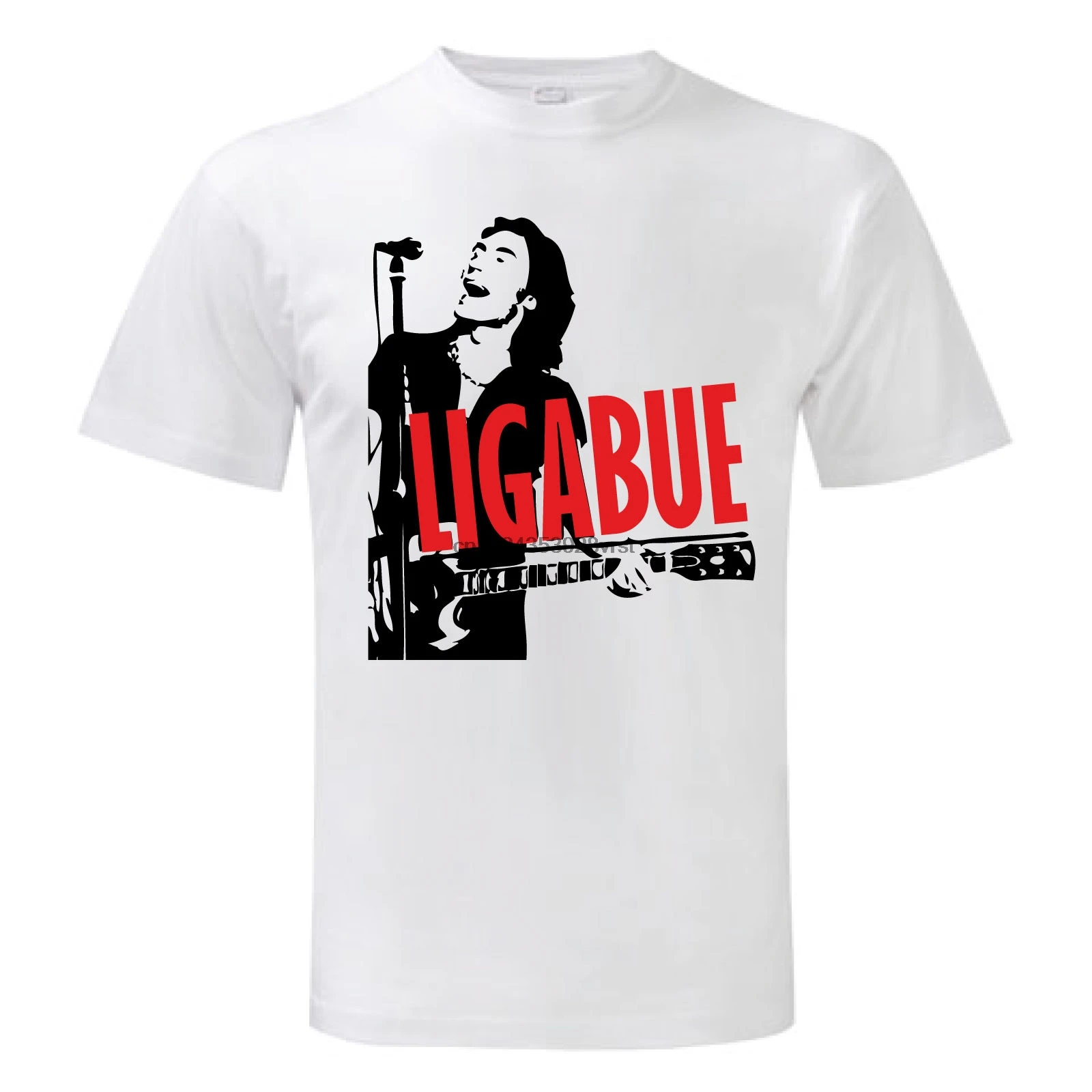 Футболка LIGABUE STYLE LIGA LUCIANO maglietta maglia Uomo Donna мужские и женские футболки с принтом