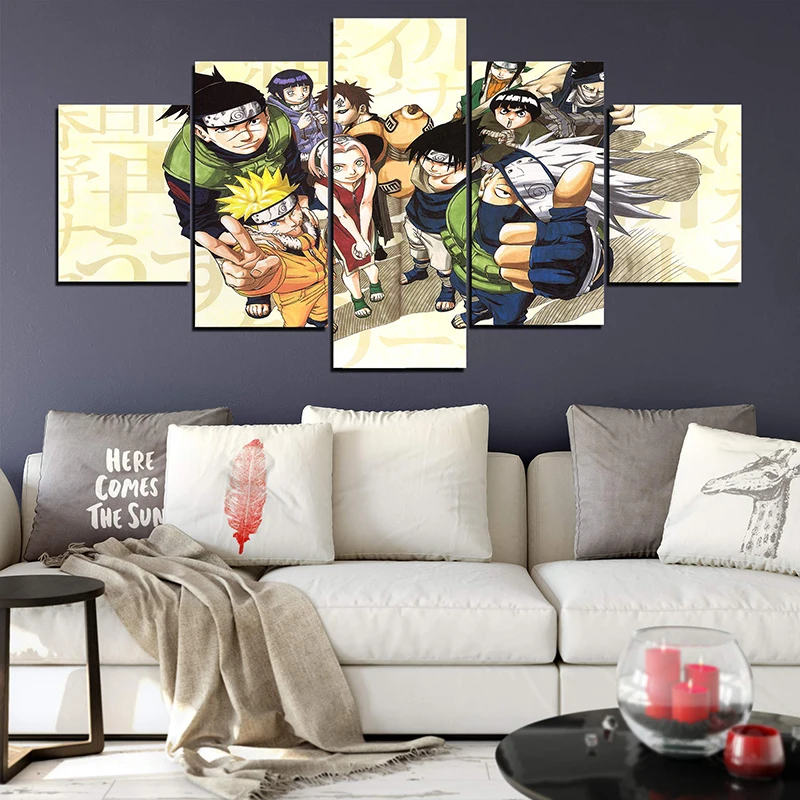 Аниме постер картина маслом Декор для гостиной наклейки на стену украшение