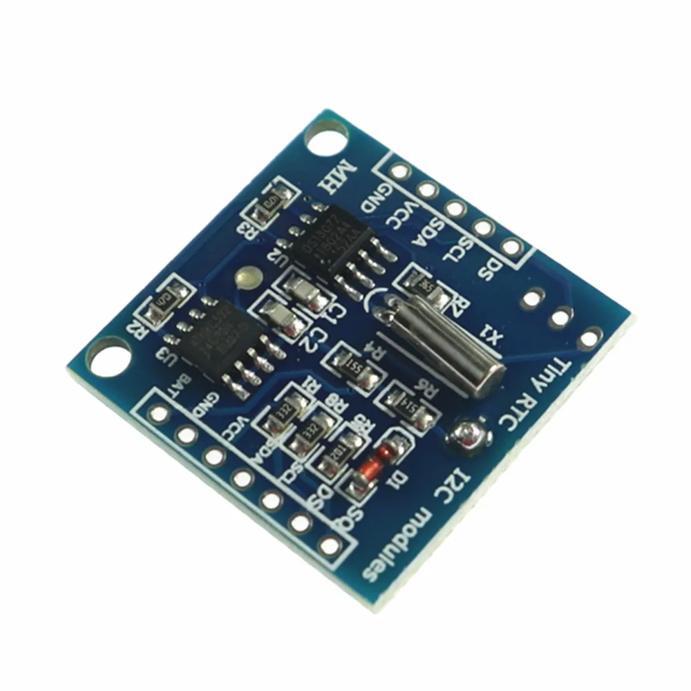 1 шт. модуль RTC I2C 24C32 память DS1307 часов для arduino (без батареи) | Электроника