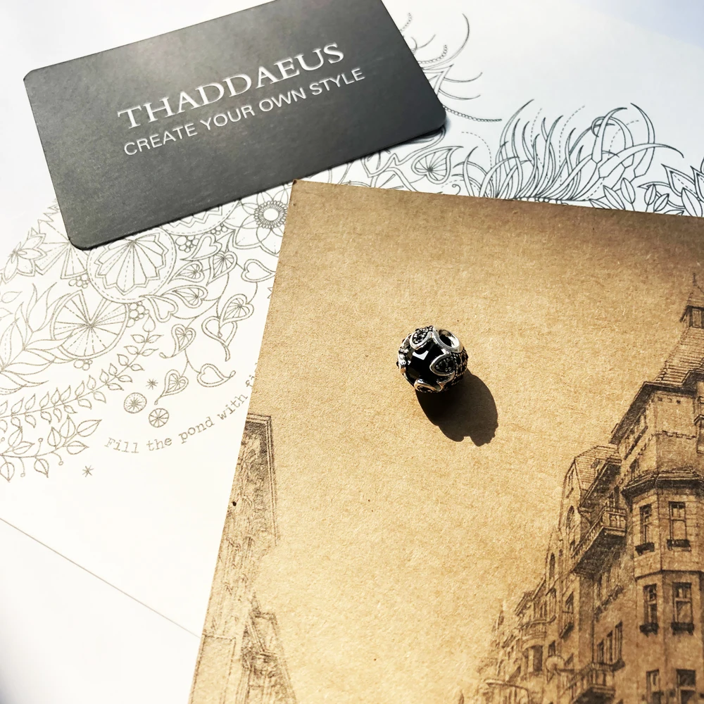 Чешское стекло бусины черные лотоса Серебрянные циркониевые Бусины Подходит