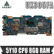 UX305FA With 5Y10 CPU 8GB RAM Mainboard REV 2.0 For ASUS UX305 UX305F UX305FA Laptop Motherboard 100% Tested free shipping