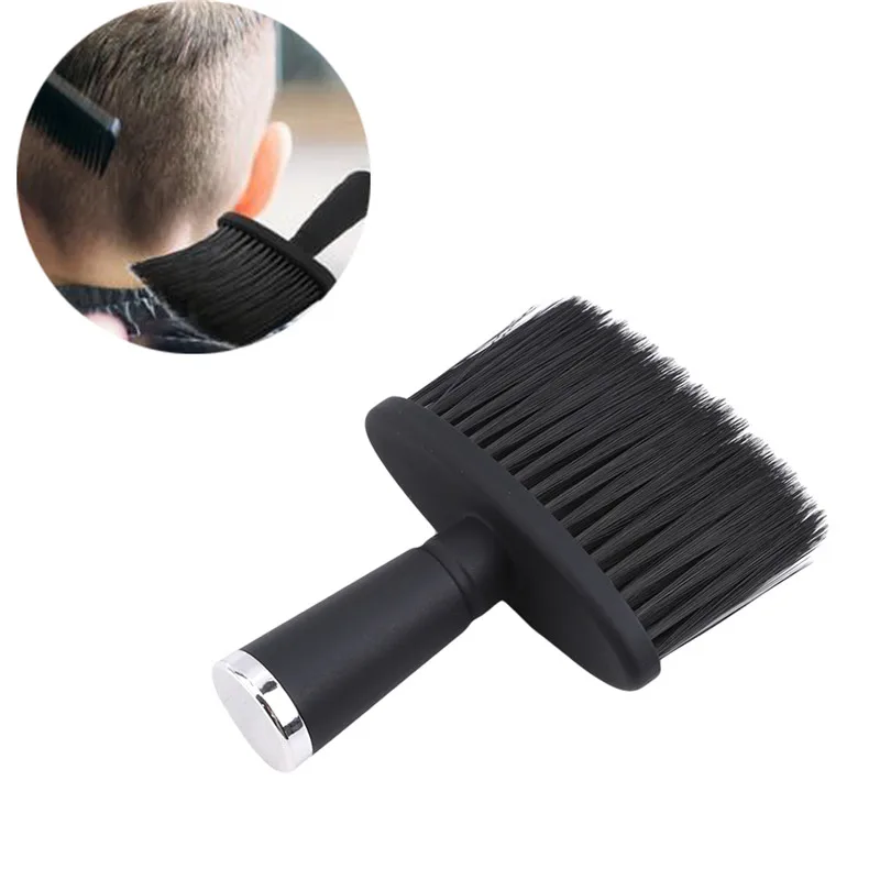 

Neck Face Duster Professional Soft Black Brushes Barber Hair Clean Hairbrush Beard Brush Salon Cutting Hairdressing Styling Tool