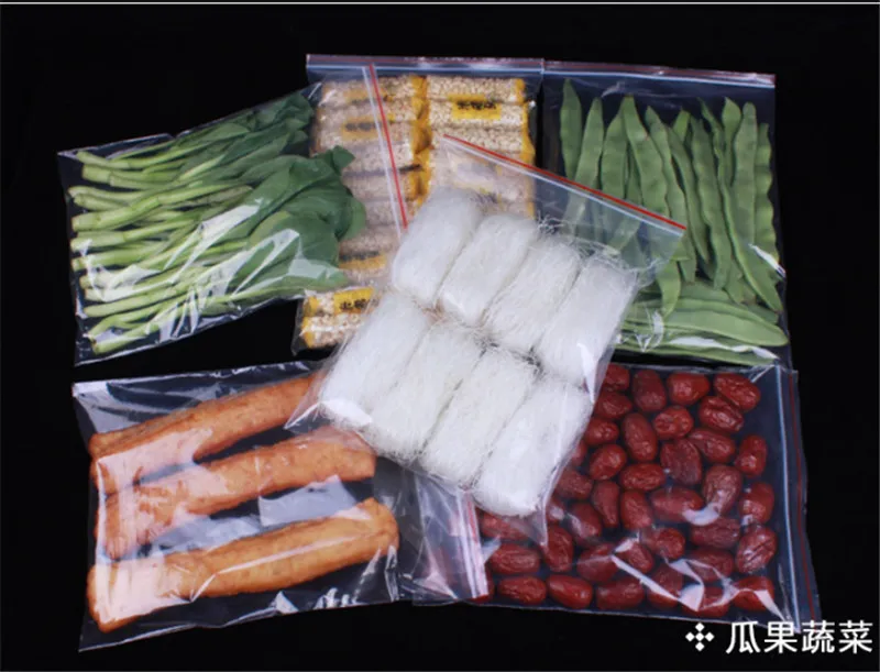 Прозрачные мешки на молнии 50 шт. многоразовые пакеты для хранения ювелирных