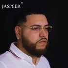 Солнцезащитные очки унисекс JASPEER, прямоугольные, без оправы, UV400